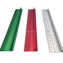 beautiful color popular customized aluminium profile for ruler